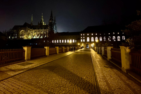 Prague: VIP Prague Castle Night Walk with Panoramic Views VIP Prague Castle Night Walk with Panoramic Views (German)