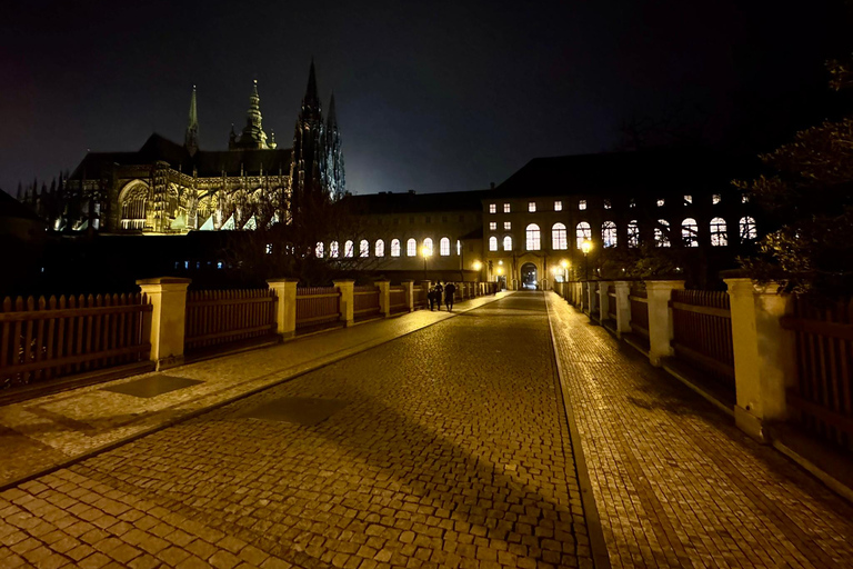 Prague: VIP Prague Castle Night Walk with Panoramic Views VIP Prague Castle Night Walk with Panoramic Views (German)