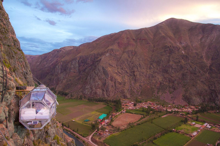 Cusco: Nacht in Skylodge + Via ferrata en zipline