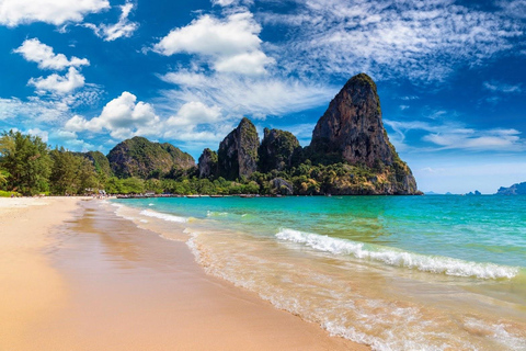 Krabi: 7 eilanden &amp; Railay in vroege ochtendKrabi: Wees de drukte voor met een vroege vogel 7-eilanden longtailboottocht