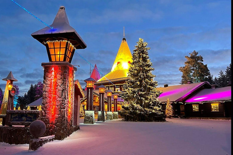 Rovaniemi: Husky, Reindeer &amp; Santa Claus Village Combo TourCombo safari Winter