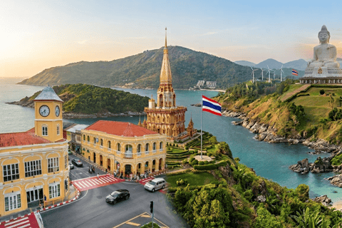 Phuket: City Tour, Hidden Beach & Sunset at Promthep Cape