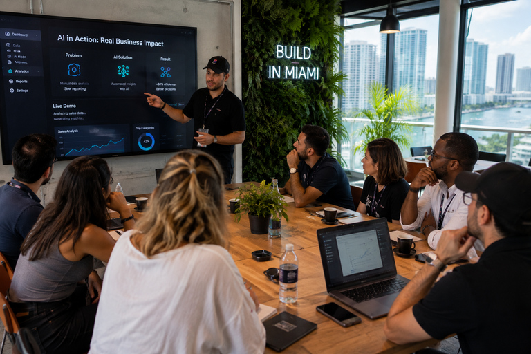 Miami: AI & Innovation Tour with Live Workshop and Lunch
