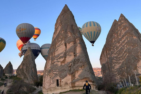Cappadocia: Sunrise Mountain Bike Ride & Balloon Views