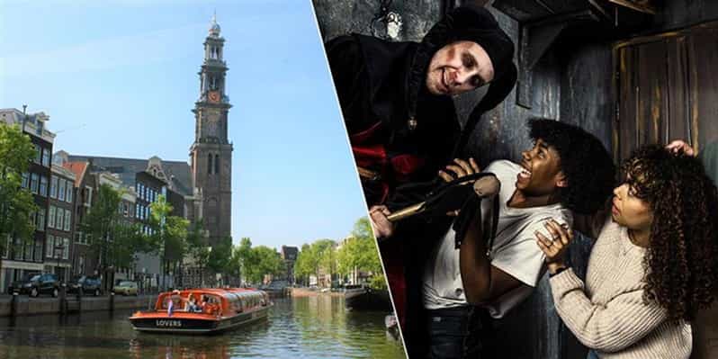 Amsterdam: Amsterdam Dungeon and Canal Cruise Entry Ticket