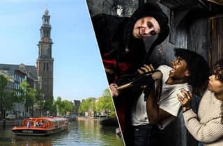 Amsterdam: Amsterdam Dungeon und Grachtenfahrt