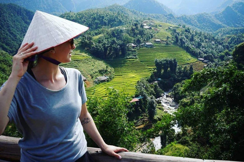 Hanoi: Sapa Excursión de 3 días Pueblo de Cat Cat, Fansipan y Moana