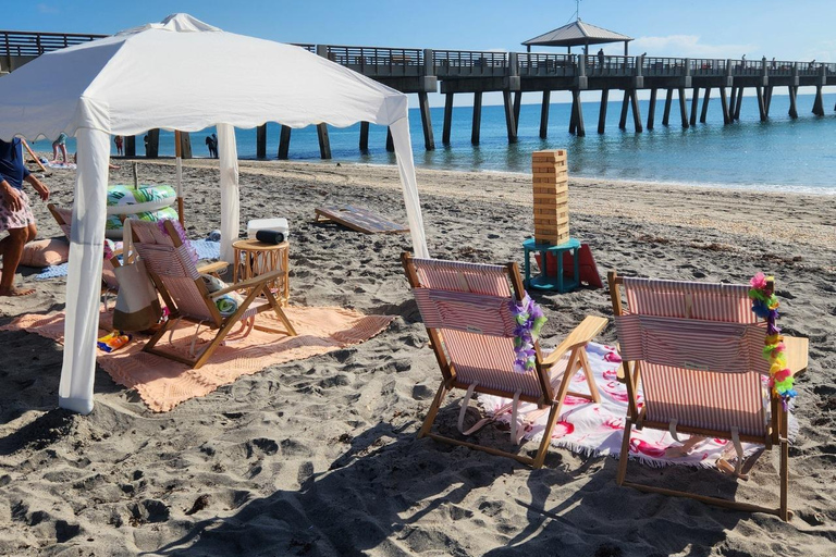 Juno Beach: All-Inclusive Beach Day Cabana Rental