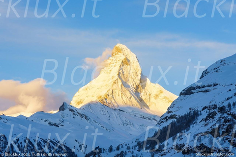 ZERMATT/TASCH: VAN VLIEGVELD MILAN MALPENSA NAAR ZERMATT/TASCH