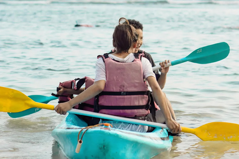 Relaxing Beach in Yogyakarta: Canoeing, Bean Bag & Coconut