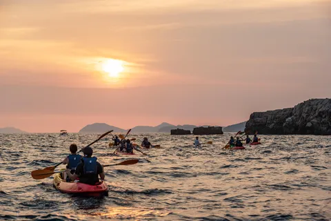 Dubrovnik: Excursión en kayak de mar al atardecer