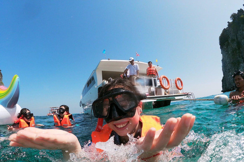 Krabi: Sunset Bliss to Phi Phi & 4 Island by Speed Catamaran