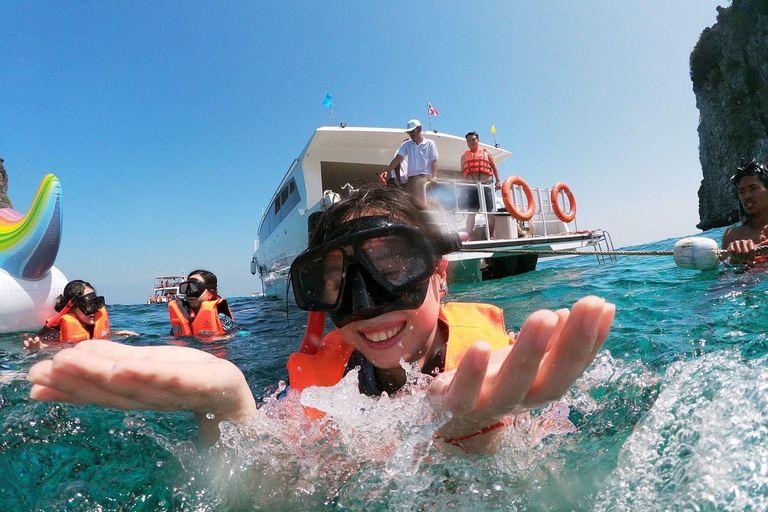 Krabi: Sunset Bliss to Phi Phi & 4 Island by Speed Catamaran