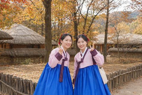 Seoul: Hwadam Forest & Namhansanseong & Korean Folk Village Private Tour (1-8 people Max)