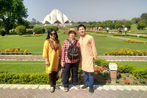 Delhi: Old and New Delhi City Private Guided Day Tour Half-Day New Delhi Tour (Hotel Pickup, Driver, and Guide)