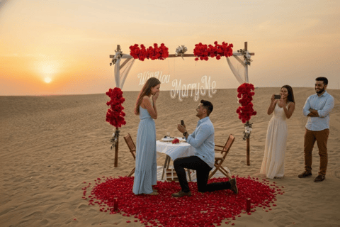 Dubai: Private Occasion Celebration with Dinner & Stargazing Marry Me Proposal with Desert Experiences & Transfers
