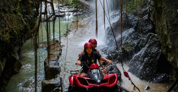 Bali: Quad ATV Waterfalls & Barong Caves