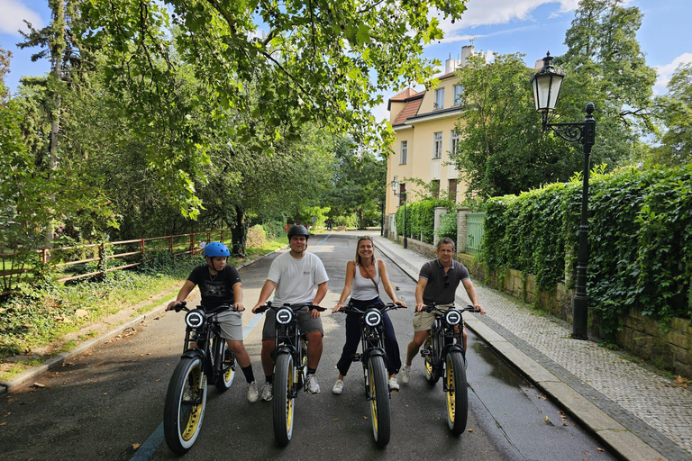 Prague Viewpoints & Historical Ebike Tour 4 Hours: Group E-Bike Tour