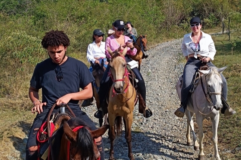 Desde Medellín: Tour a caballo + Bezoek Santa Fe de AntioquiaVanaf Medellin: Paseo a caballo+Visita Santa Fe de Antioquia