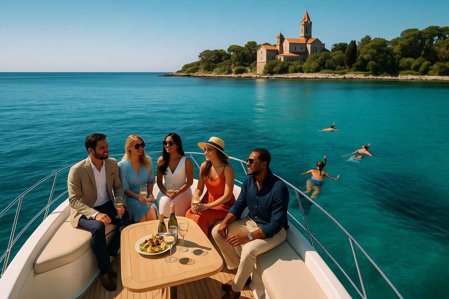 Cannes Private All-Inclusive Boat Trip to the Lérins Islands