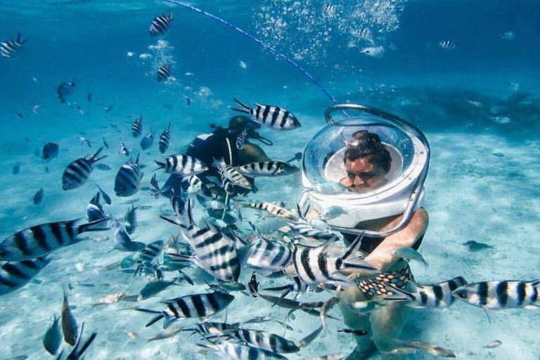 Spacer pod powierzchnią morza na Mauritiusie z transferem