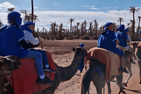 Marrakech: Palmeraie, paseo en camello y spa tradicional