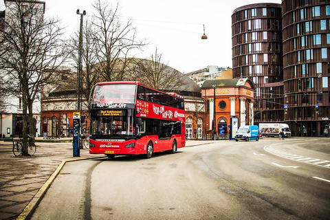 Kopenhagen: Red Sightseeing-Tour - Hop-On/Hop-Off-Bus & BootHop-on Hop-off Bus und Boot