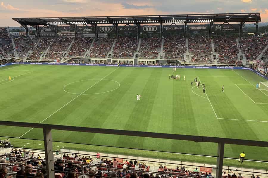 Ticket für ein Fußballspiel von DC United im Audi Field. Foto: GetYourGuide Ticket für ein Fußballspiel von DC United im Audi Field. Foto: GetYourGuide