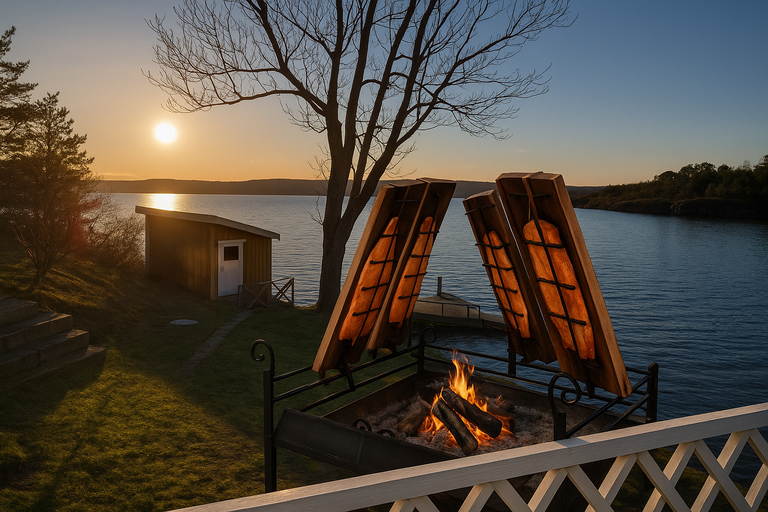 Oslo: Malmøya Guided Hike with Waffle & Salmon Tasting