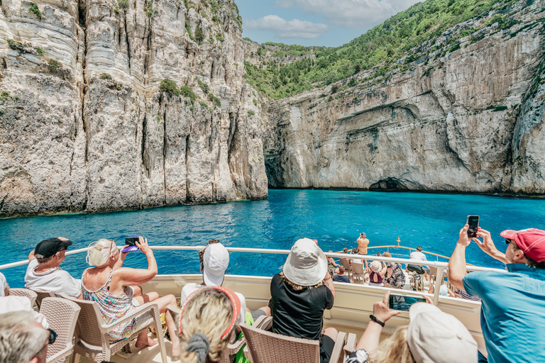 From Corfu Island: Antipaxos & Paxos Blue Caves Boat Cruise From Corfu Town