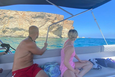 Malta: Private Boat Trip to Blue Lagoon & Crystal Lagoon 4 Hours