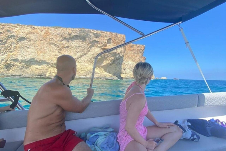 Malta: Private Boat Trip to Blue Lagoon & Crystal Lagoon 4 Hours