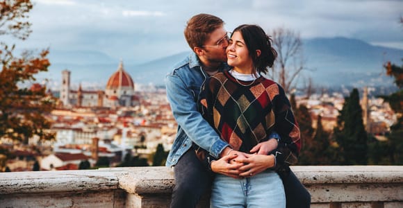 Private Florence Photoshoot at Piazzale Michelangelo