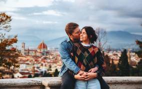 Florence: Private Photoshoot at Piazzale Michelangelo
