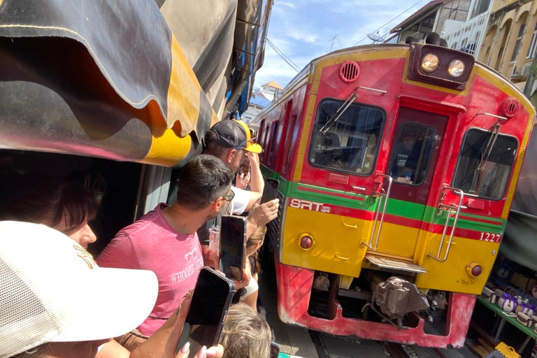 From Bangkok: River, Railway and Floating Markets Tour