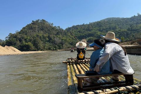 Chiang Mai Adventure: Rafting, ATV & Elephants Experience. Bamboo rafting (4km.) & 1 hrs. ATV.