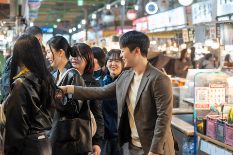 Seul: Wegańska i wegetariańska wycieczka kulinarna po targu GwangjangSeul: Wycieczka kulinarna po targu Gwangjang – dania wegańskie i wegetariańskie