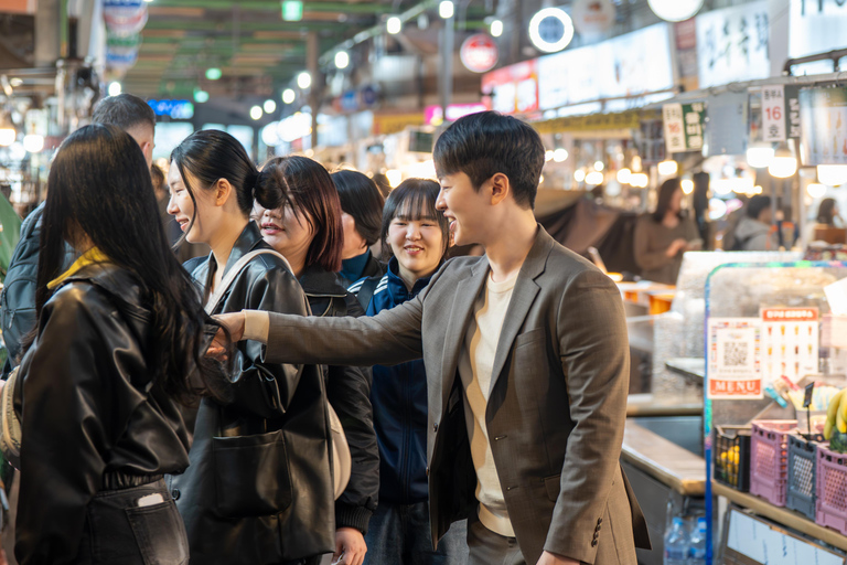 Seul: Wegańska i wegetariańska wycieczka kulinarna po targu GwangjangSeul: Wycieczka kulinarna po targu Gwangjang – dania wegańskie i wegetariańskie