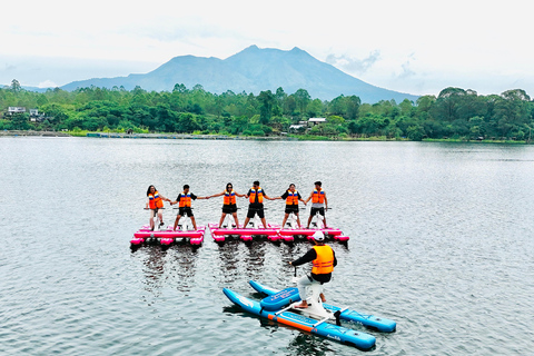 Bali/Mount Batur: Guided Lake Batur Water Bike Experience Guided Water Bike Experience with Meeting Point