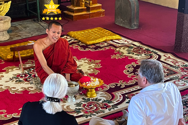 Siem Reap: Monk Blessing Ceremony and Meditation Class