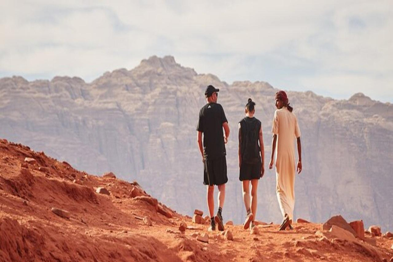 Wadi Rum: Famous place UNESCO Jeep Tour Camel Ride Option Full-Day Tour Hiking Jordan's Highest Mountain