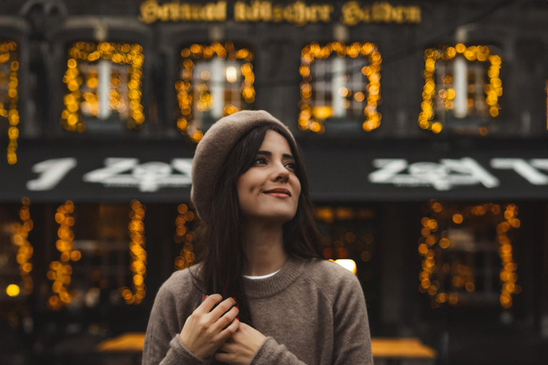 Fotoshooting auf dem Kölner Weihnachtsmarkt mit einem lokalem Fotografen