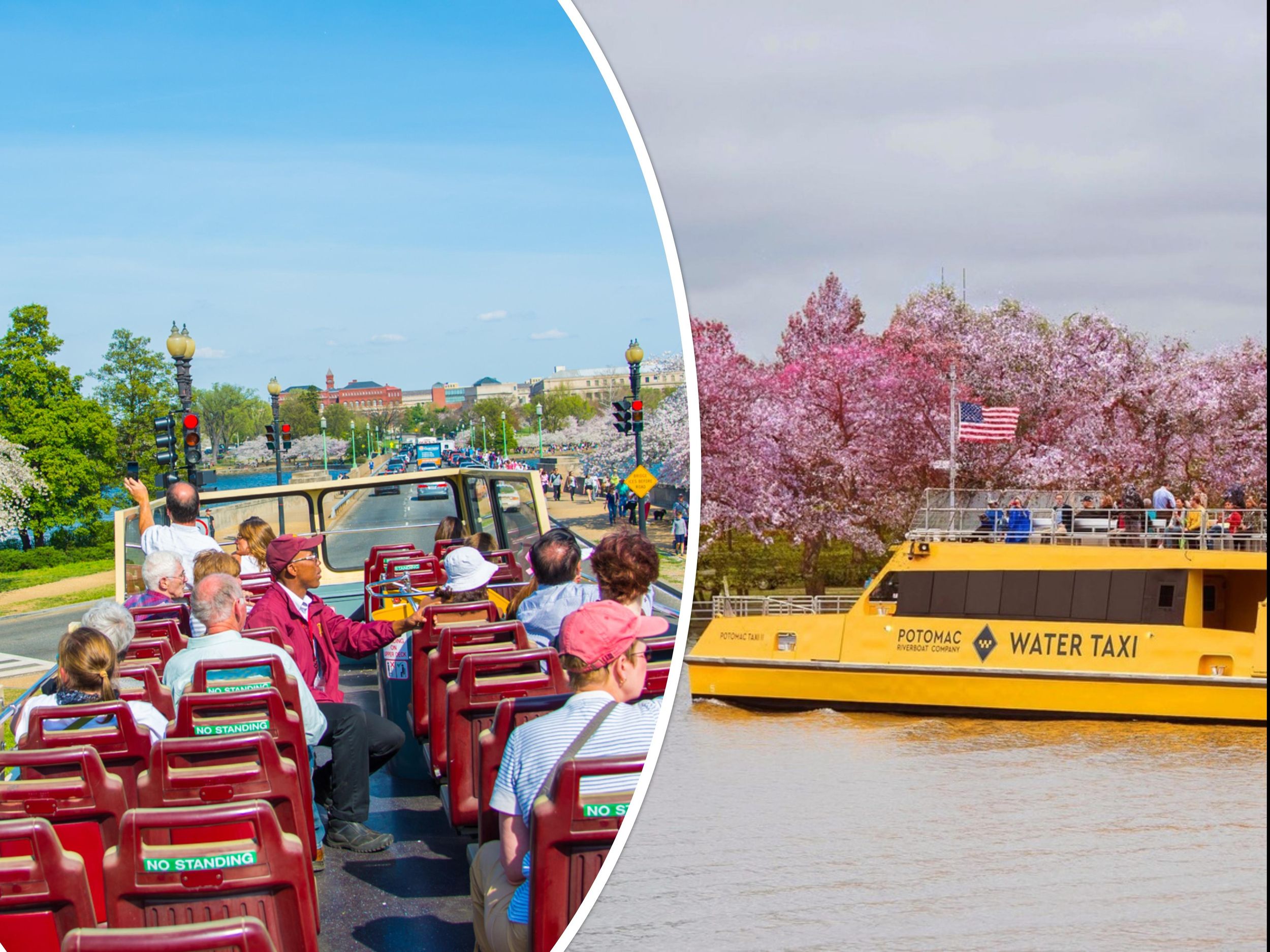 Washington, D.C.: Kombiticket für Hop-On/Hop-Off-Bustour & Ganztagespass für Wassertaxi