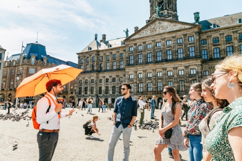 Amsterdam: historische hoogtepunten rondleiding met gidsTour in het Italiaans