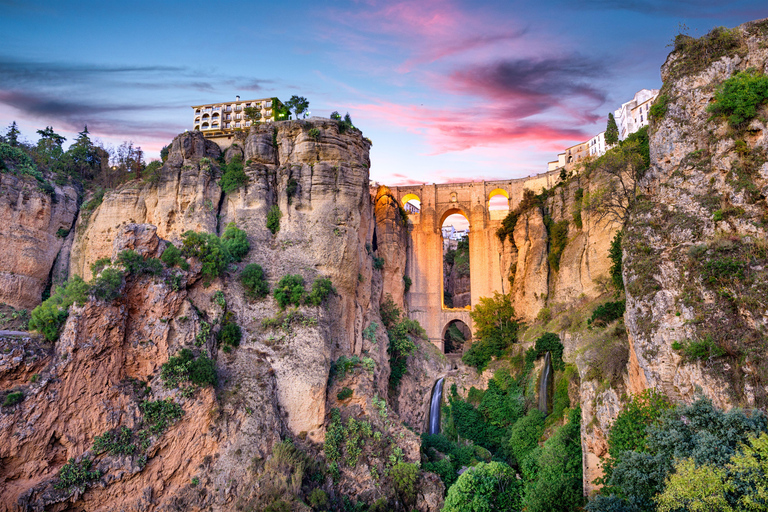 From Malaga: Day Excursion to Ronda and Setenil de las Bodegas by van From Malaga: Day Trip to Ronda and Setenil de las Bodegas by Van