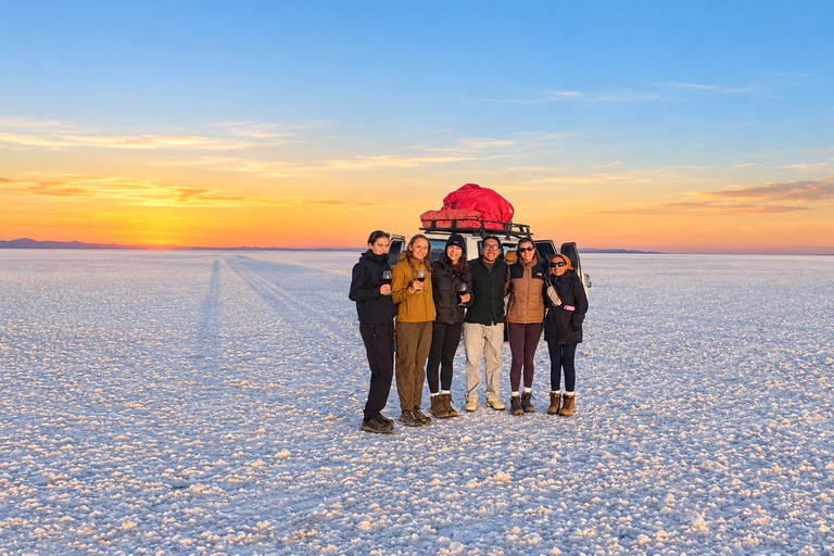 Uyuni Salt Flats & Colorful Lagoons: 3-Day Journey Uyuni Tour with Local Spanish Driver