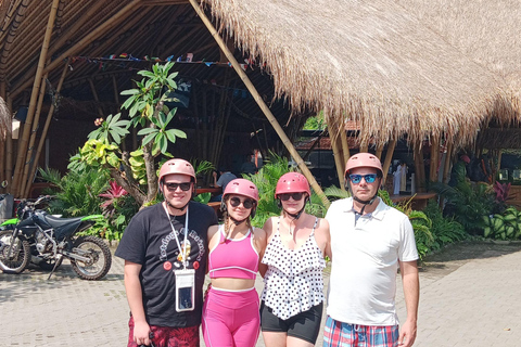 Ubud ATV through River, Cave, Waterfall & Rafting Package Rafting without Shuttle ( Optional with SHUTTLE AVAILABLE )