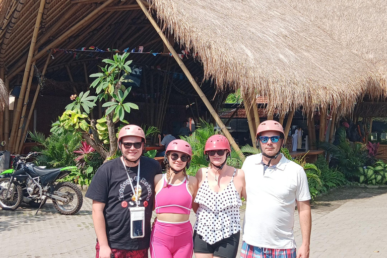 Ubud ATV through River, Cave, Waterfall & Rafting Package Rafting without Shuttle ( Optional with SHUTTLE AVAILABLE )