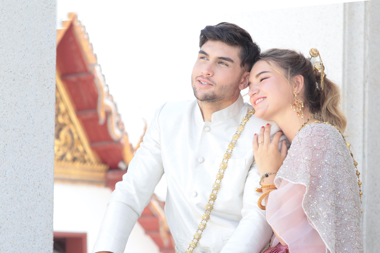 曼谷泰式佛教婚礼仪式及照片拍摄