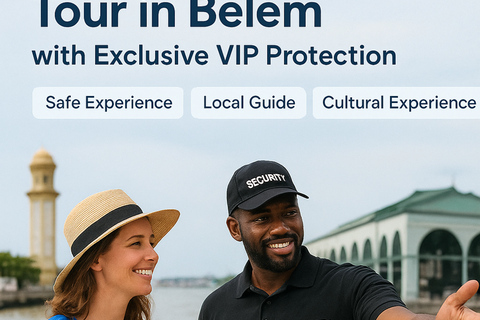 Tour cultural a pé por Belém - com segurança privada